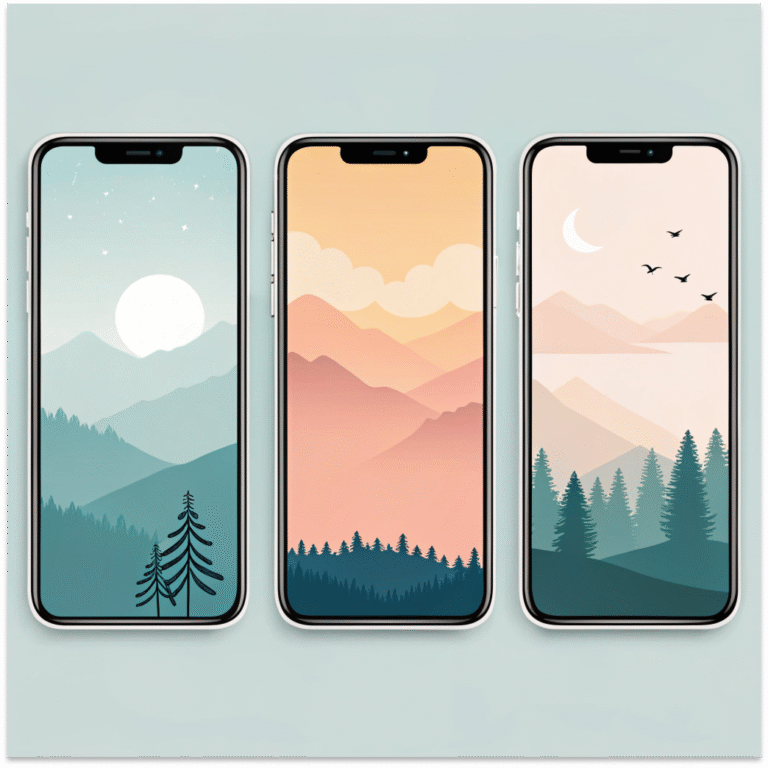 Minimalist Phone Wallpapers for a Clean and Calm Home Screen