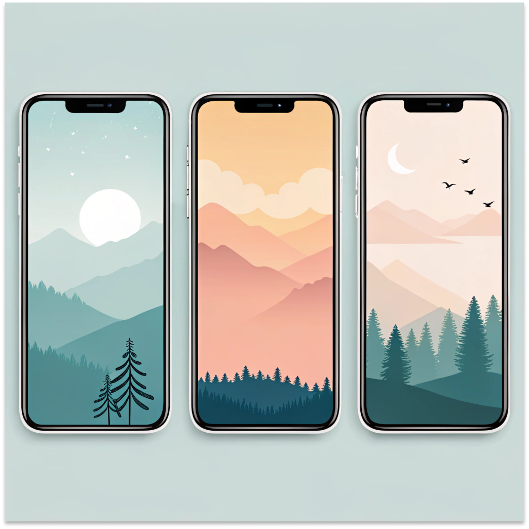Minimalist Phone Wallpapers for a Clean and Calm Home Screen