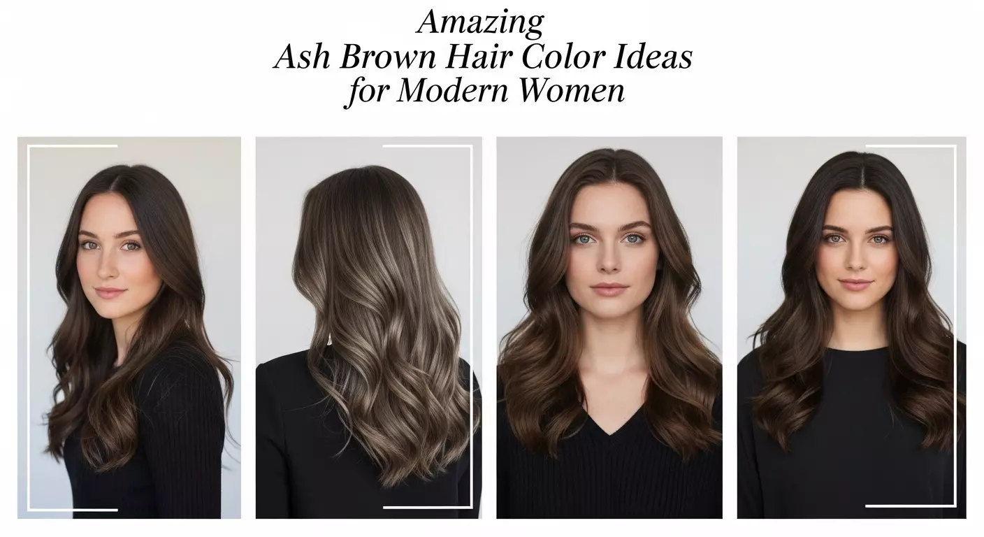 30+ Amazing Ash Brown Hair Color Ideas for Modern Women