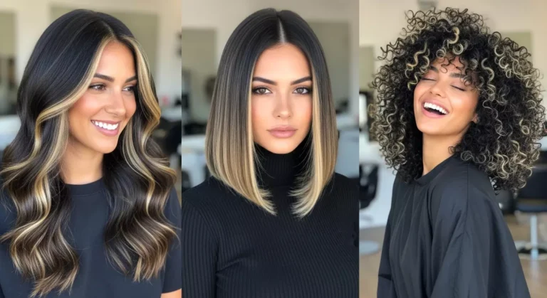 20 Gorgeous Black Hair with Blonde Highlights Looks You’ll Love