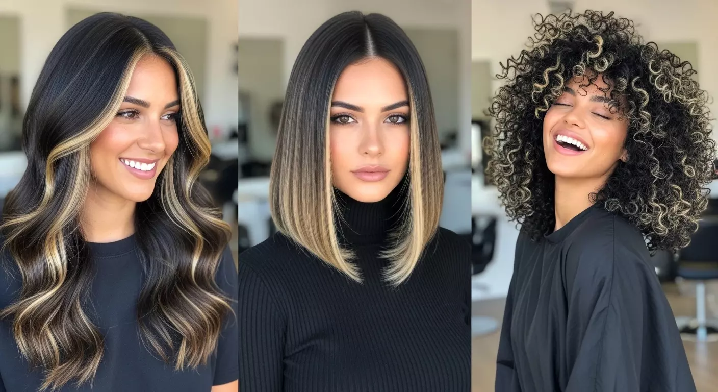 20 Gorgeous Black Hair with Blonde Highlights Looks You’ll Love