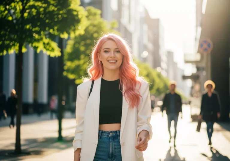 Pink hair makes every day feel brighter and full of confidence