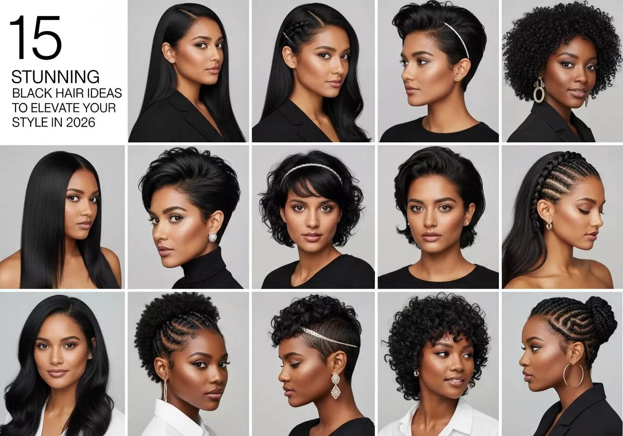 Best 15 Stunning Black Hair Ideas to Elevate Your Style in 2026