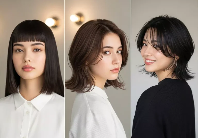 Japanese Haircuts That Blend Classic Elegance with Trendy Modern Styles