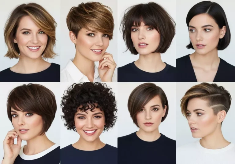 Modern Short Haircuts That Make Round Faces Look Amazing