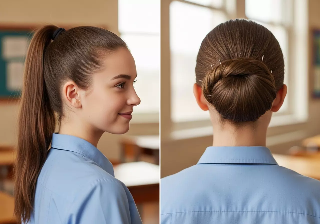 Best everyday hairstyles for school for a smart and tidy look