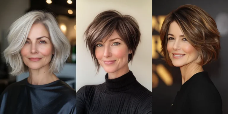 Best Short Hairstyles for Thin Hair Over 50 Women