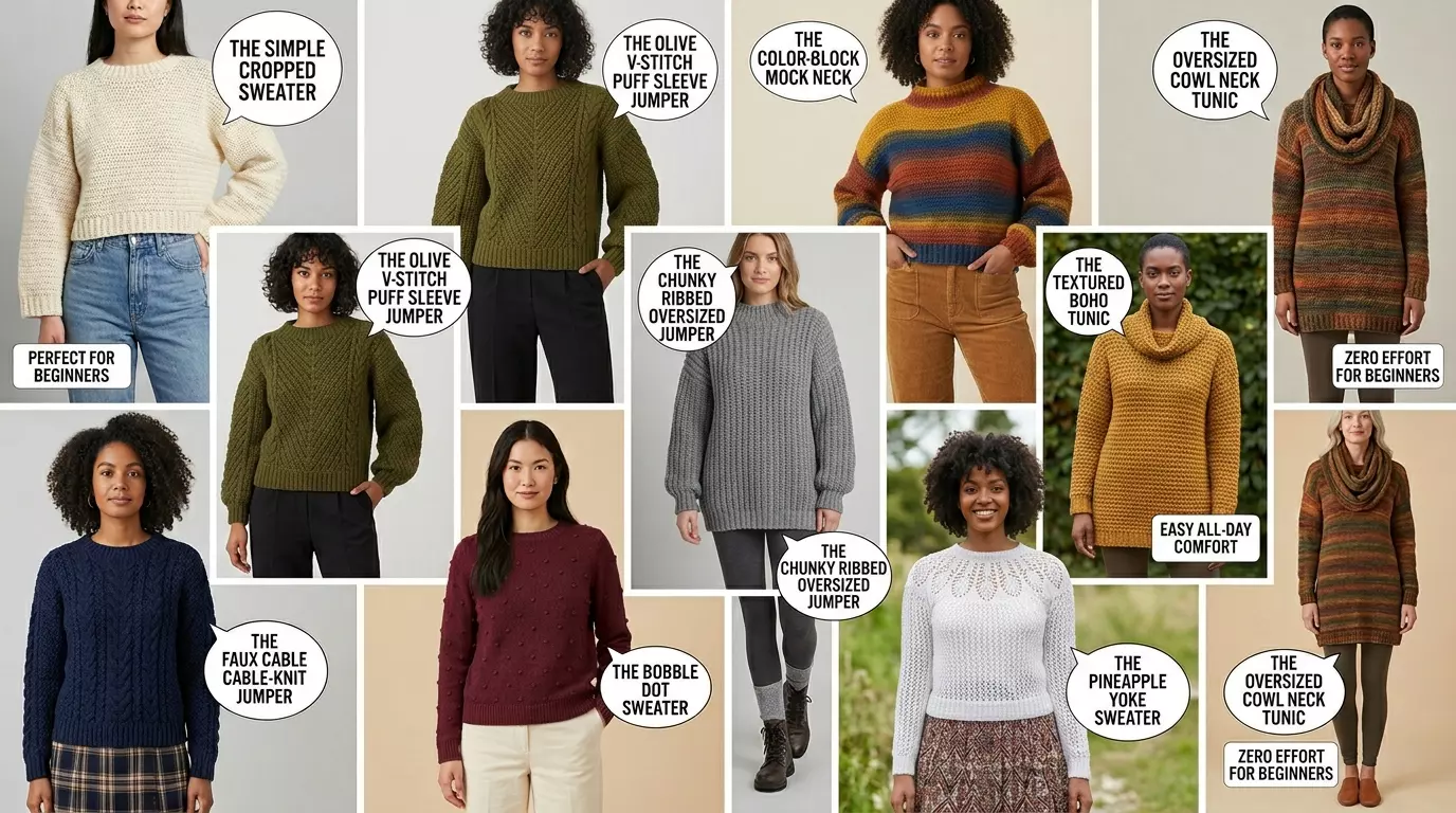 20+ Best Crochet Jumper Patterns for Beginners and Fashion Lovers