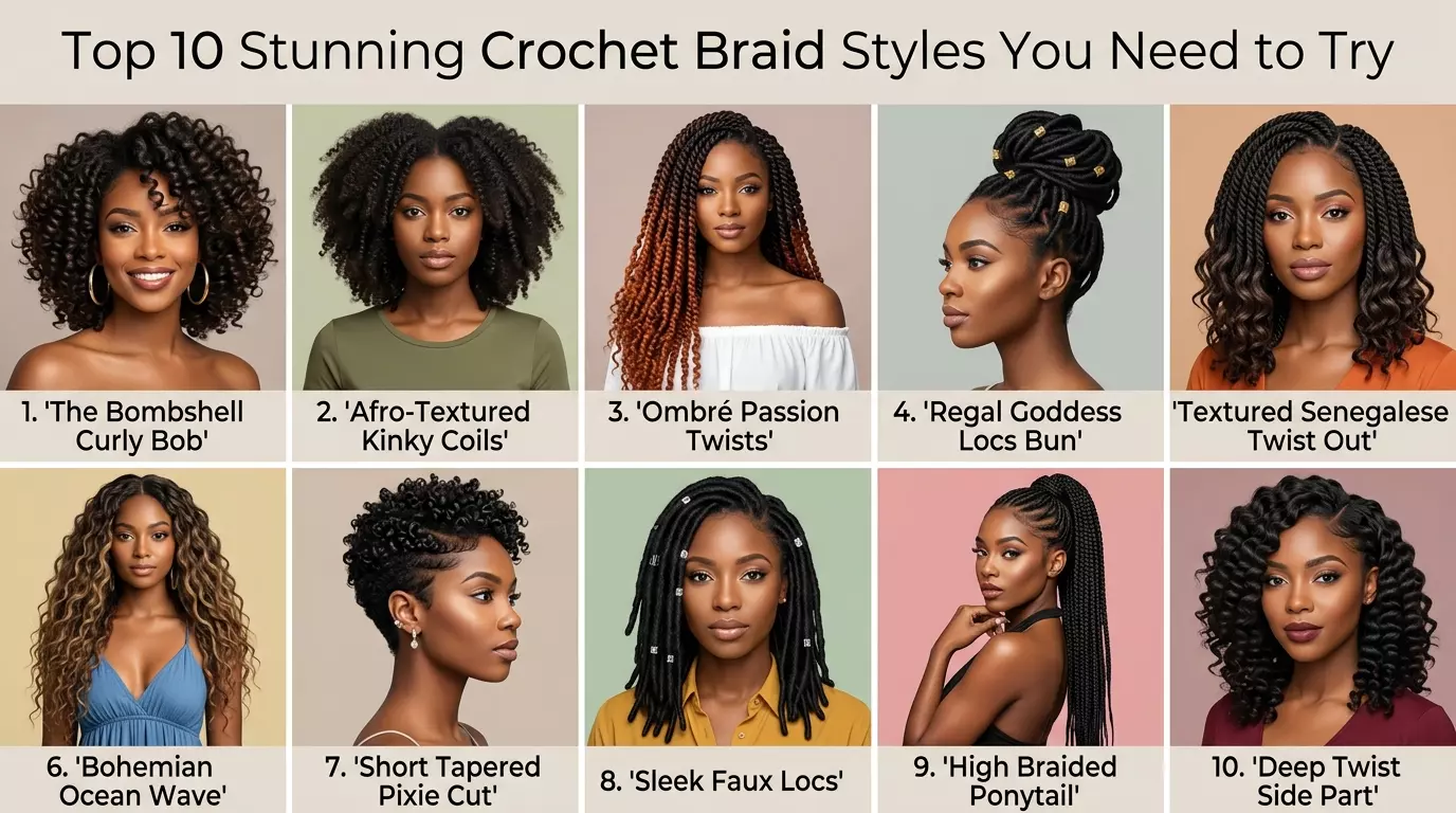 Top 10 Stunning Crochet Braid Styles You Need to Try