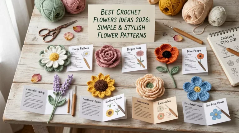 Best Crochet Flowers Ideas 2026 Simple & Stylish Flower Patterns