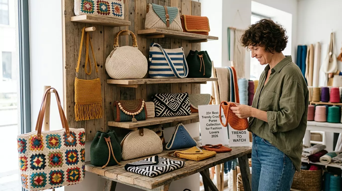 23+ Best Trendy Crochet Purse Collection for Fashion Lovers 2026