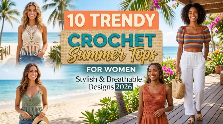 10 Trendy Crochet Summer Tops for Women Stylish & Breathable Designs 2026
