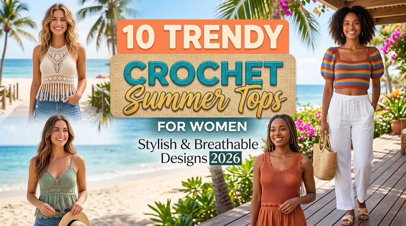 10 Trendy Crochet Summer Tops for Women Stylish & Breathable Designs 2026