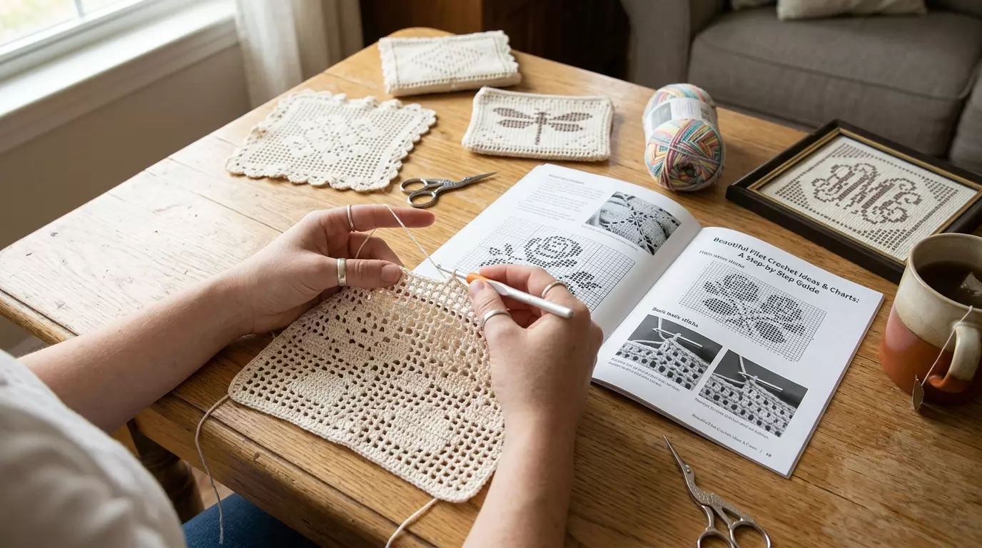 Beautiful Filet Crochet Ideas & Charts | Step-by-Step Guide for Stylish Handmade Projects 