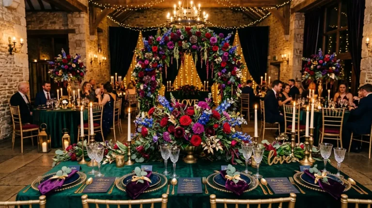 Jewel Tone Wedding Decor: A Complete Guide to Creating a Luxurious and Elegant Wedding Theme
