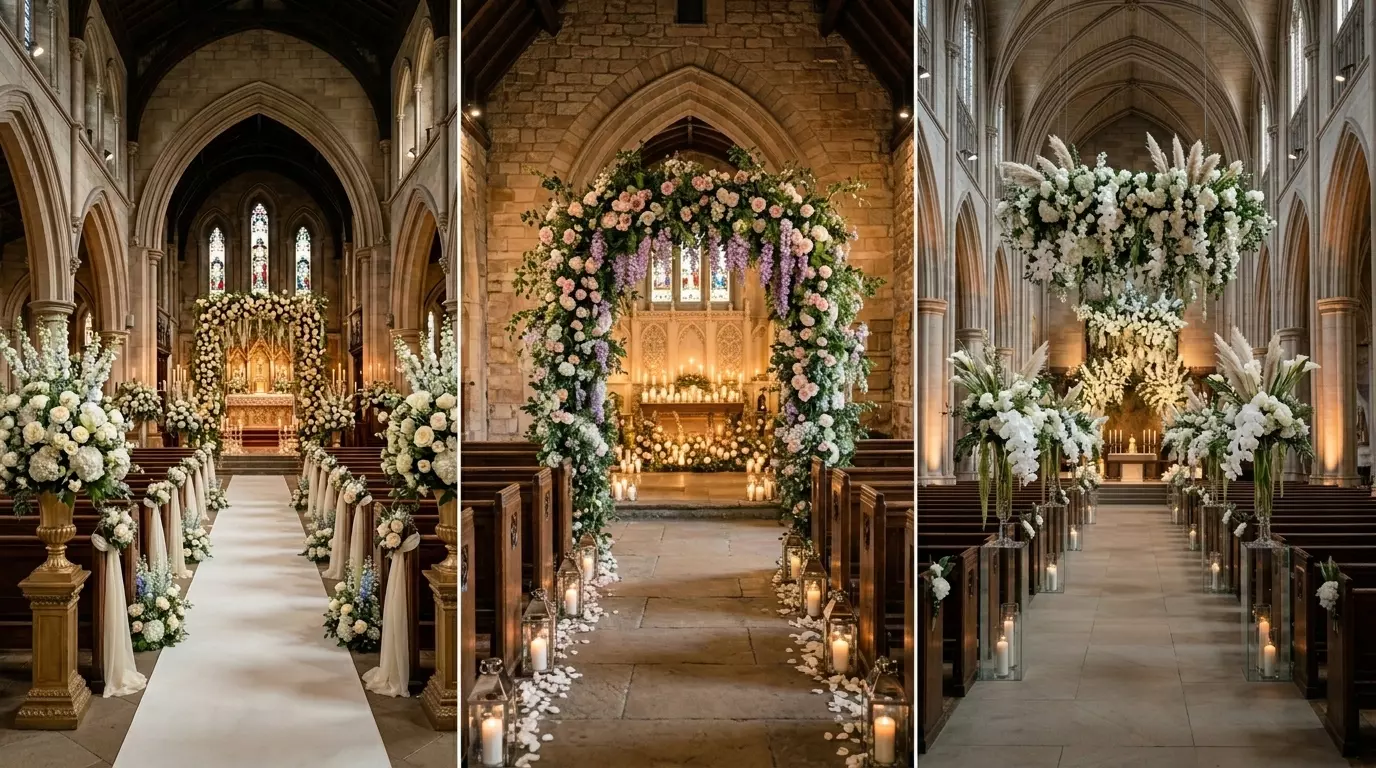 30+ Stunning Church Wedding Decoration Styles to Transform Your Big Day