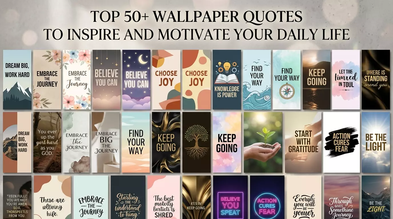 Top 50+ Wallpaper Quotes to Inspire and Motivate Your Daily Life