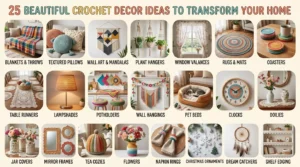 25 Beautiful Crochet Decor Ideas to Transform Your Home