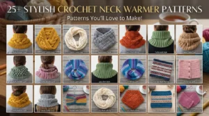 25+ Stylish Crochet Neck Warmer Patterns You’ll Love to Make