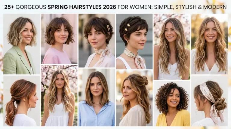 25+ Gorgeous Spring Hairstyles 2026 for Women: Simple, Stylish & Modern