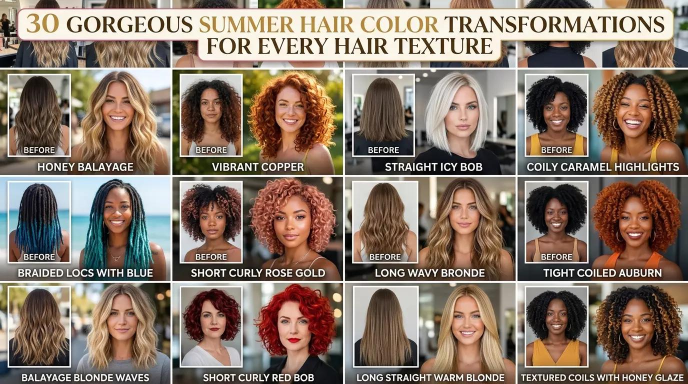 30 Gorgeous Summer Hair Color Transformations for Every Hair Texture