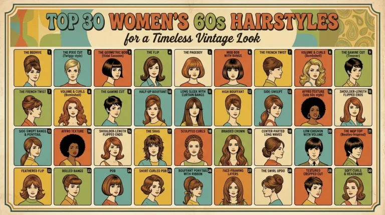 Top 30 Women's 60s Hairstyles for a Timeless Vintage Look