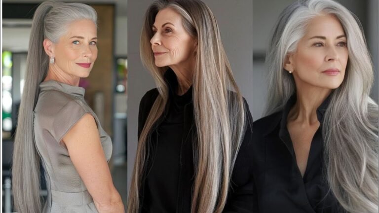 55 Timeless Long Gray Hairstyles That Celebrate Natural Beauty After 50