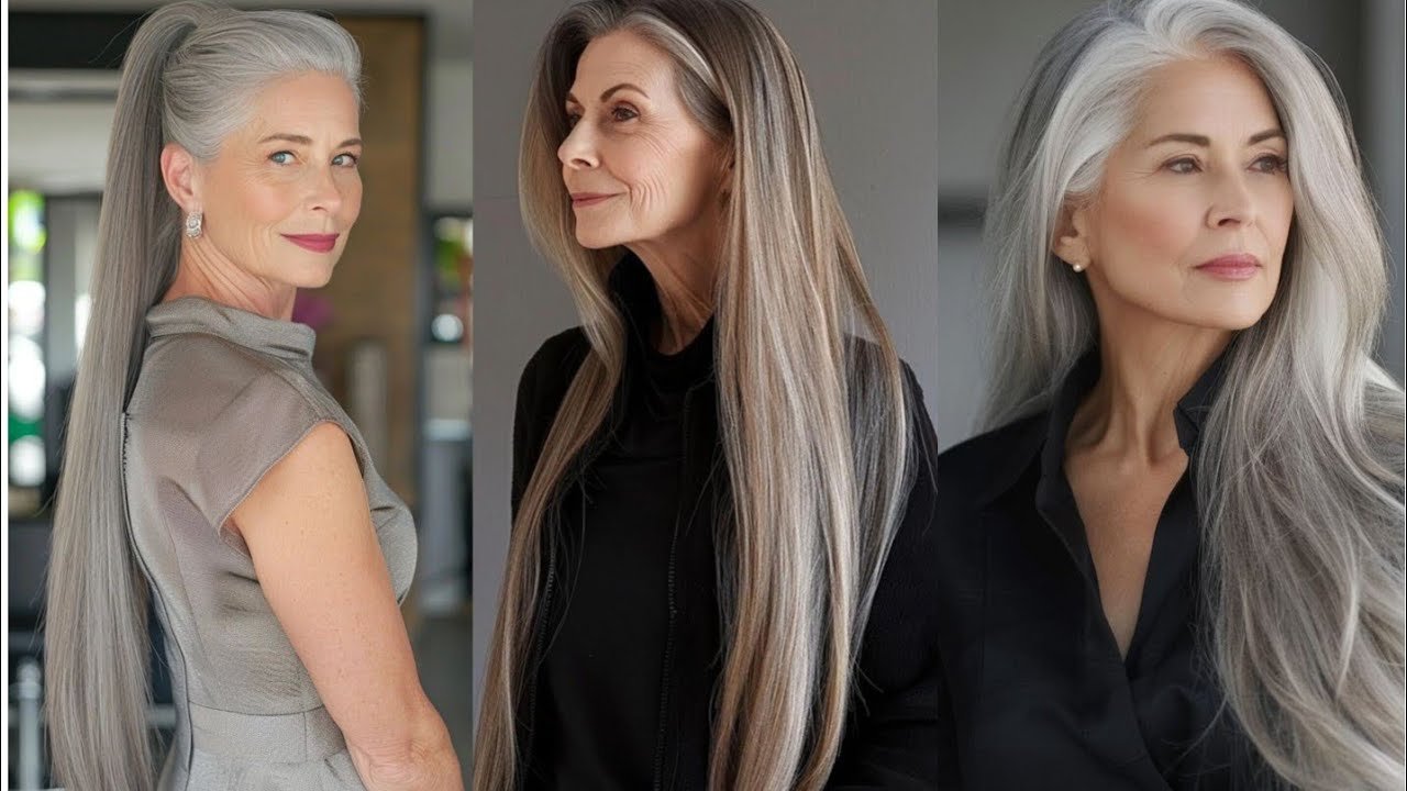 55 Timeless Long Gray Hairstyles That Celebrate Natural Beauty After 50