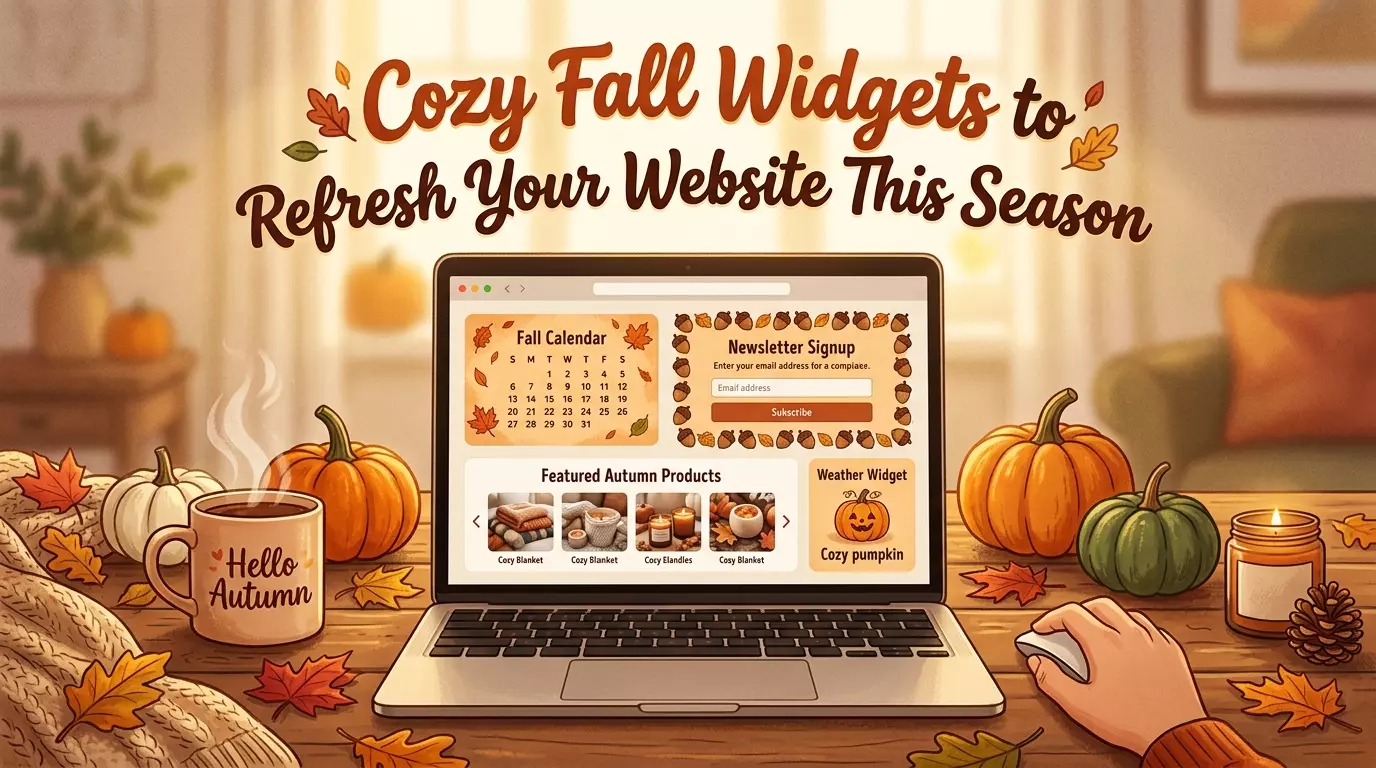 25 Cozy Fall Widgets to Refresh Your Website This Season