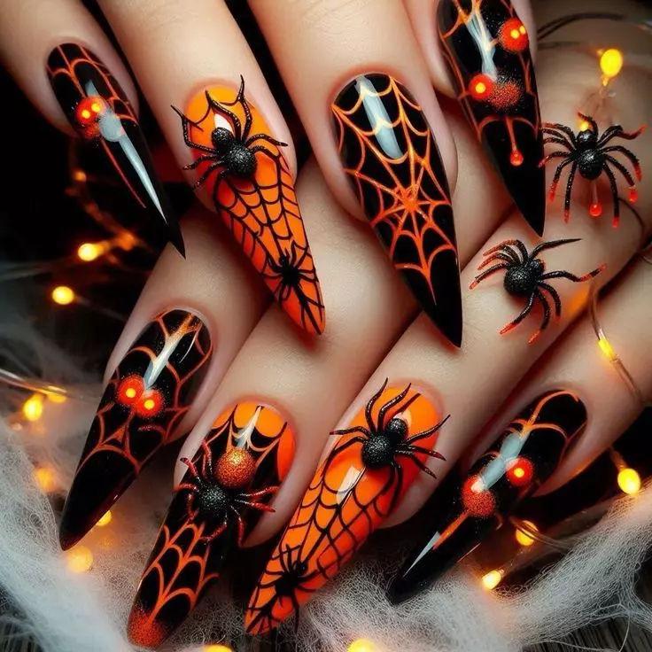 Spooky Tree Halloween Nail Ideas 2026: Unique Creepy Nail Art Inspiration