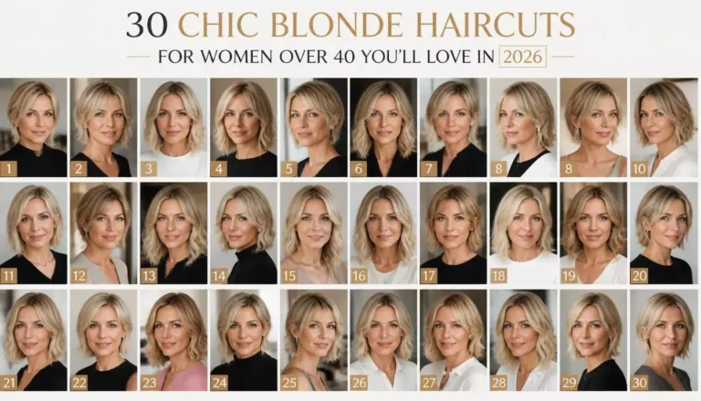 30 Chic Blonde Haircuts for Women Over 40 You'll Love in 2026