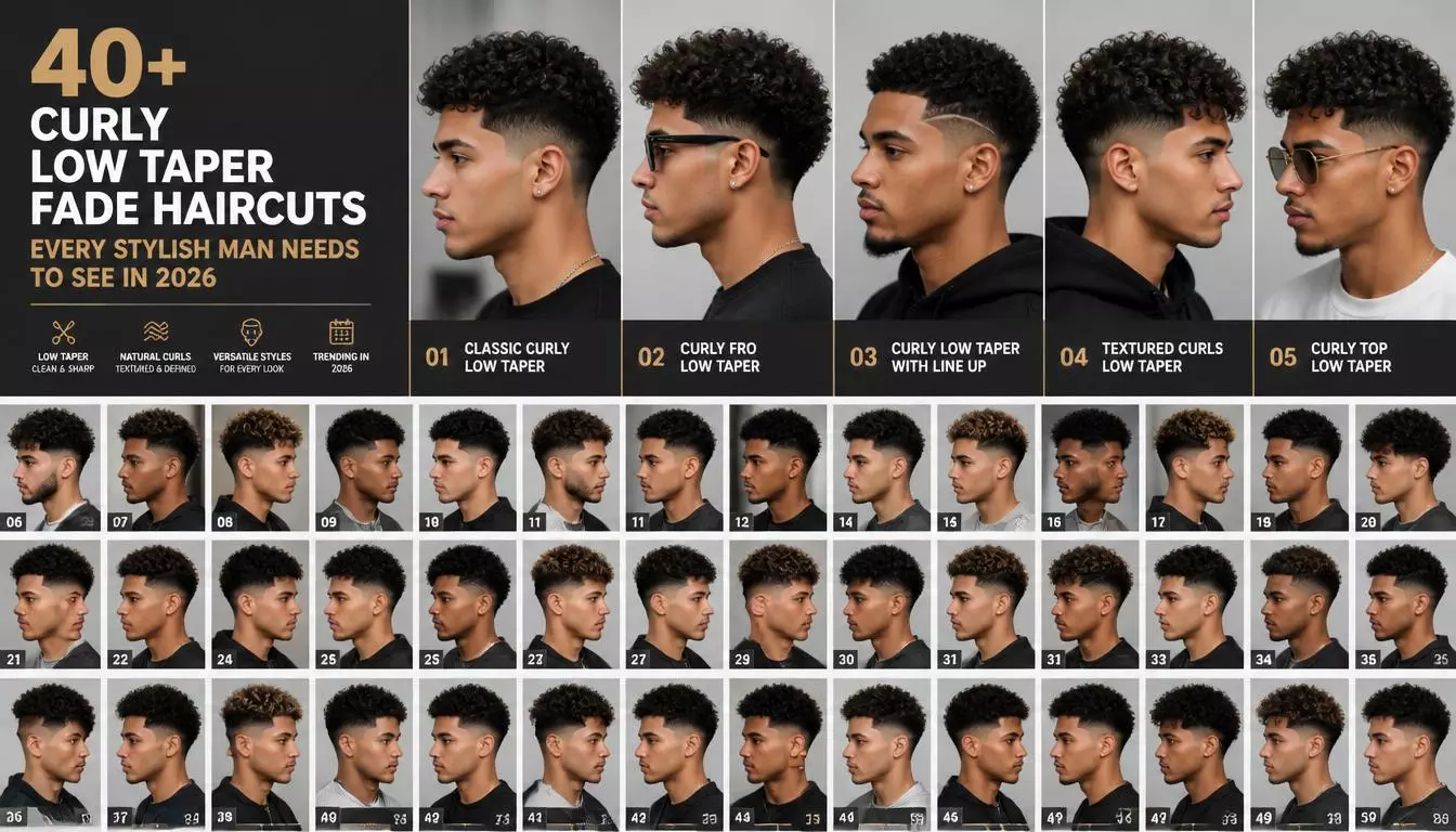 40+ Curly Low Taper Fade Haircuts Every Stylish Man Needs to See in 2026 