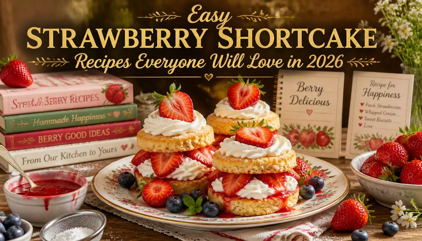 Easy Strawberry Shortcake Recipes Everyone Will Love in 2026