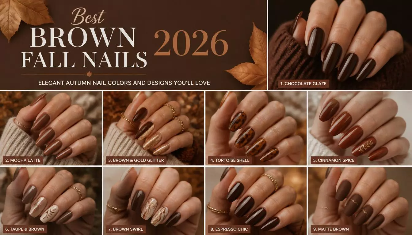 Best Brown Fall Nails 2026: Elegant Autumn Nail Colors and Designs You’ll Love