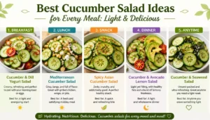 25 Best Cucumber Salad Ideas for Every Meal: Light & Delicious