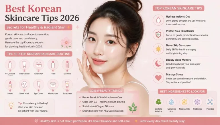 30 Best Korean Skincare Tips 2026: Secrets for Healthy & Radiant Skin