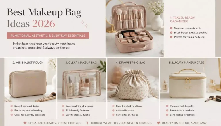 40+ Best Makeup Bag Ideas 2026: Functional Aesthetic & Everyday Essentials