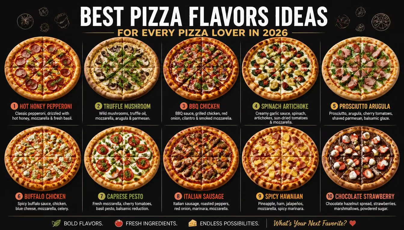 Top 20 Best Pizza Flavors Ideas for Every Pizza Lover in 2026