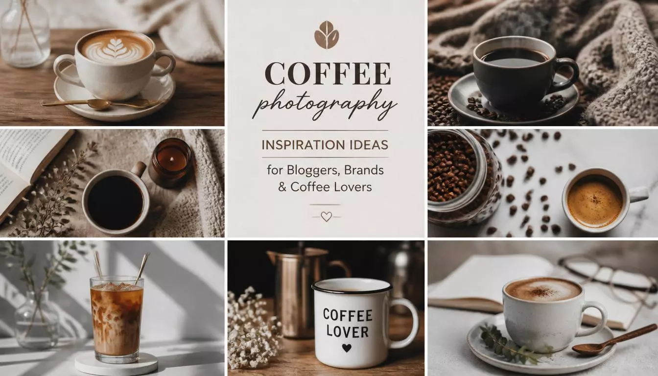 35 Coffee Photography Inspiration Ideas for Bloggers Brands & Coffee Lovers