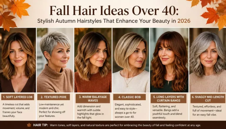 Fall Hair Ideas Over 40: Stylish Autumn Hairstyles That Enhance Your Beauty in 2026