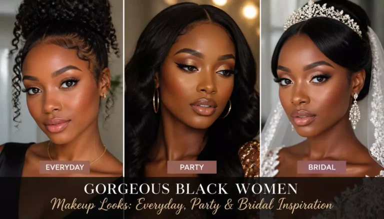 40+ Gorgeous Black Women Makeup Looks: Everyday Party & Bridal Inspiration
