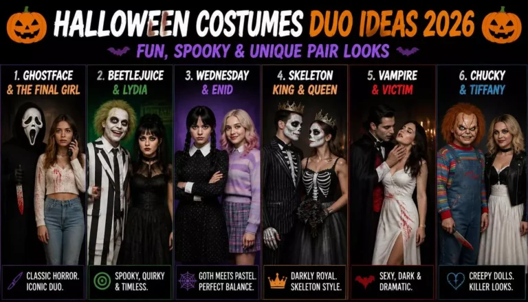 25 Halloween Costumes Duo Ideas 2026: Fun Spooky & Unique Pair Looks