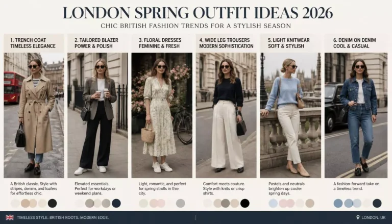 25+ London Spring Outfit Ideas 2026: Chic British Fashion Trends for a Stylish Season