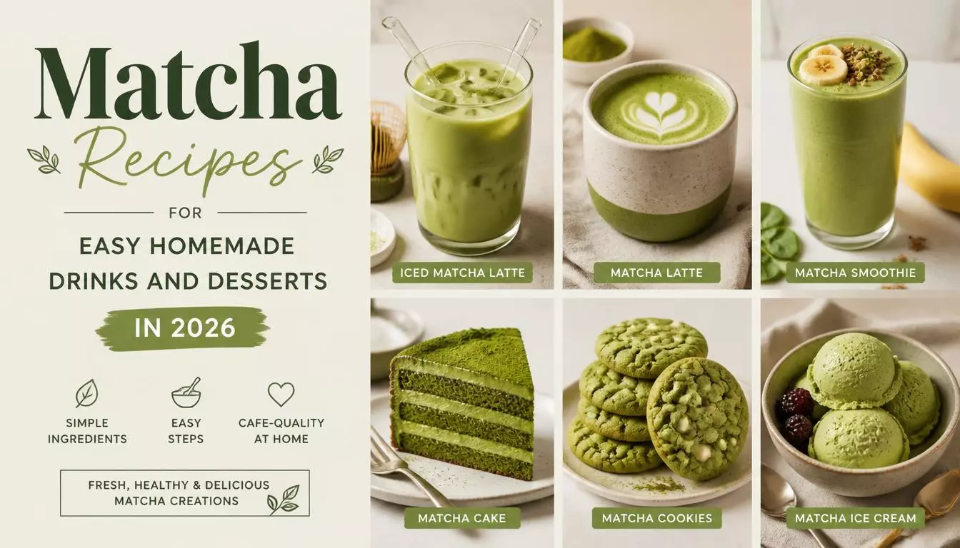 Top 10 Matcha Recipes for Easy Homemade Drinks and Desserts in 2026