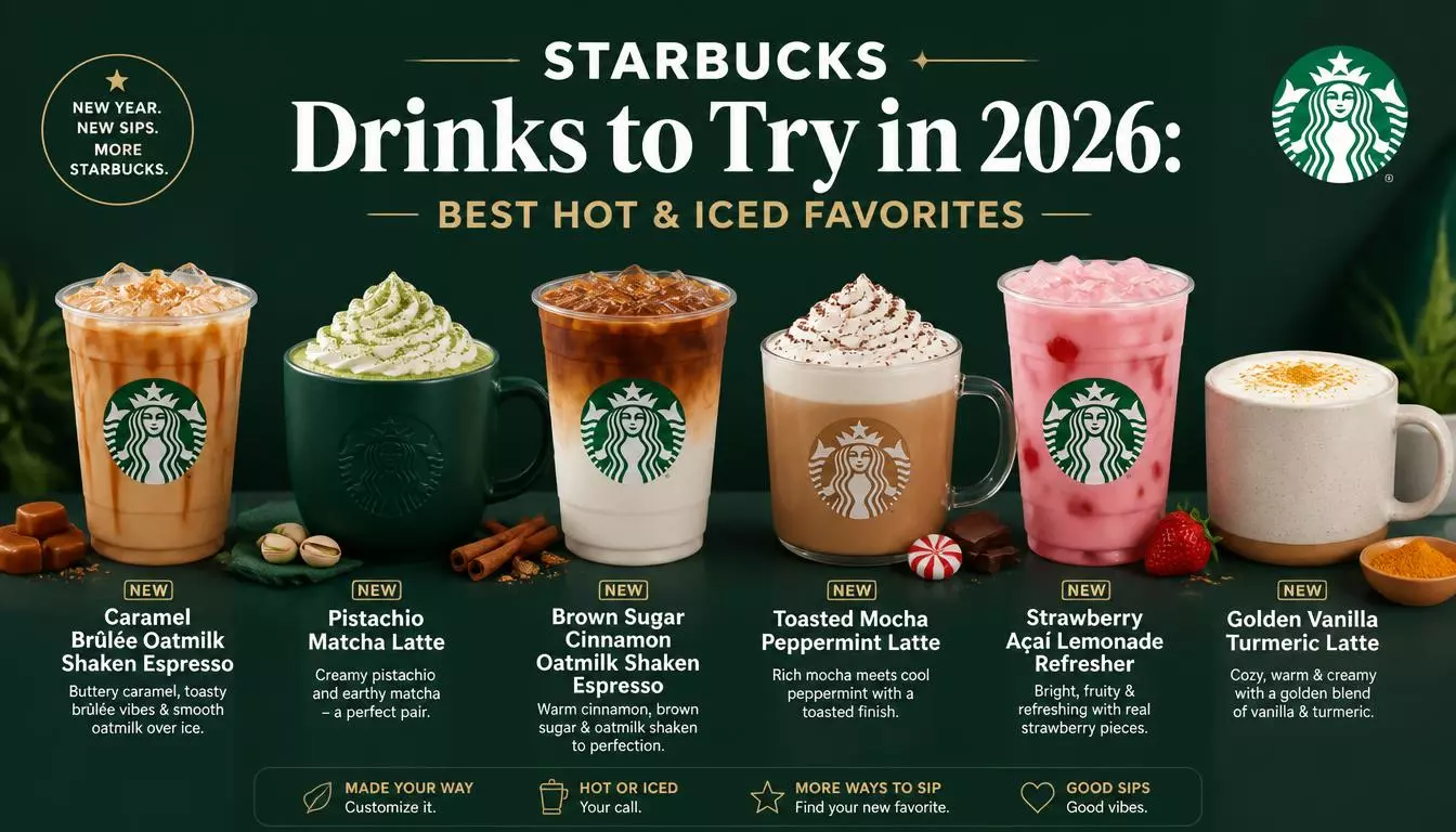 Top 30 Starbucks Drinks to Try in 2026: Best Hot & Iced Favorites