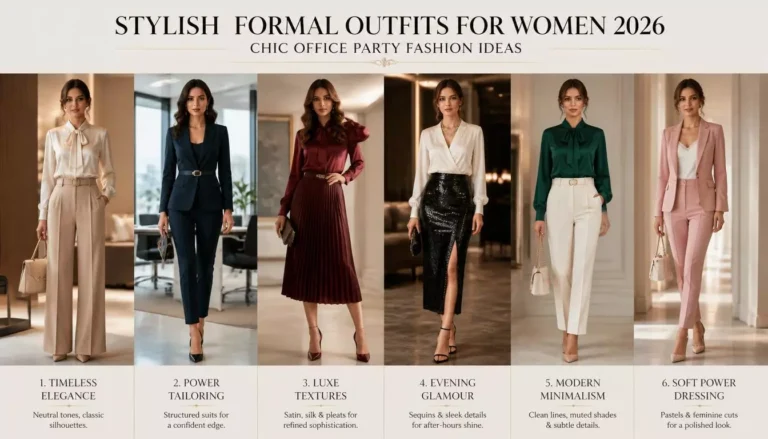 30 Stylish Formal Outfits for Women 2026: Chic Office Party Fashion Ideas