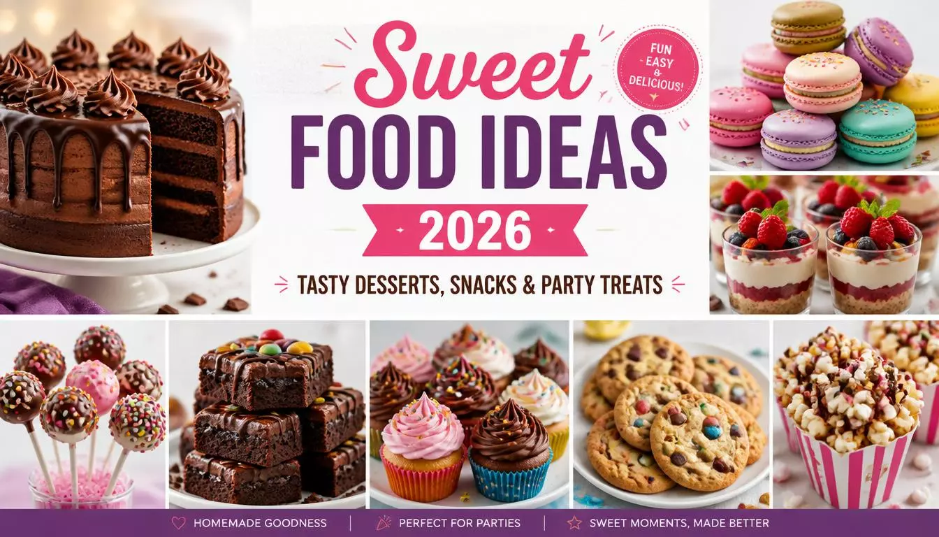 Top 30 Sweet Food Ideas 2026: Tasty Desserts Snacks & Party Treats