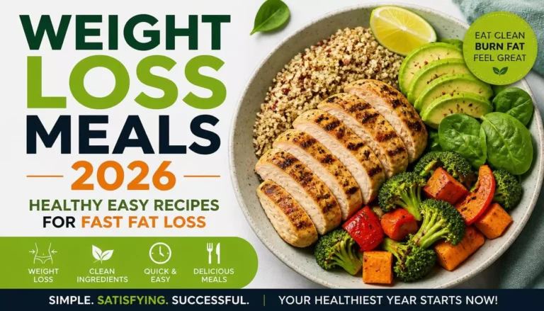 Top 30 Weight Loss Meals 2026: Healthy Easy Recipes for Fast Fat Loss