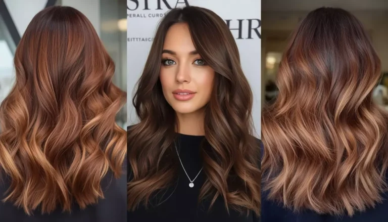 20 Trending Fall Hair Colors for Brunettes: Warm Shades Highlights & Balayage Ideas