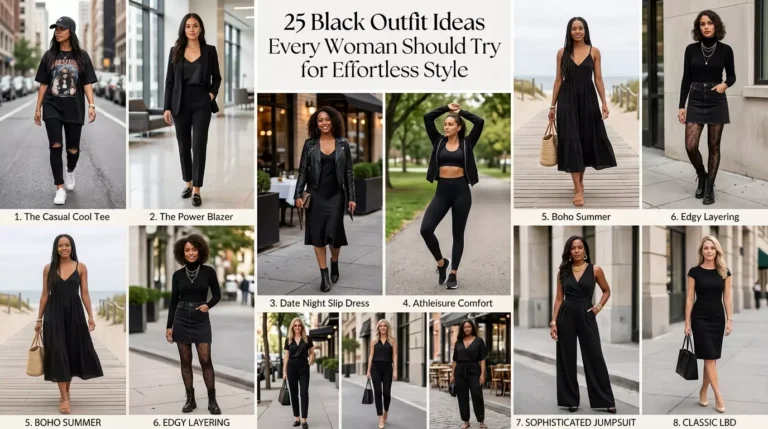 25 Black Outfit Ideas Every Woman Should Try for Effortless Style